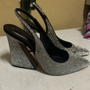 8.5 rhinestone heels women’s Jessica simpson
